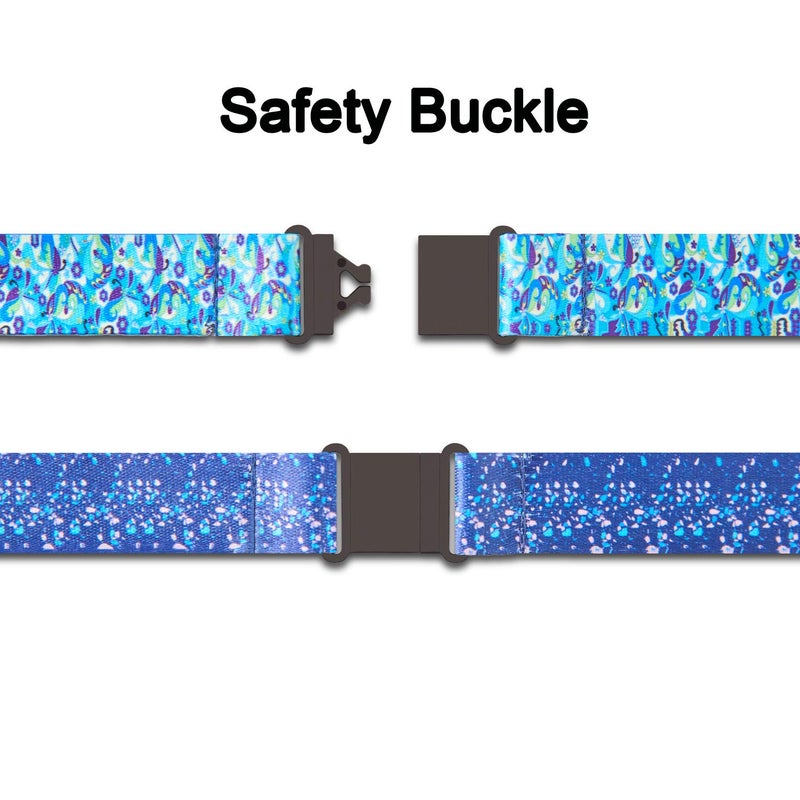 YOUOWO 5 Pack Cute Breakaway Lanyards for Women & Kids - ID Badge & Card Holders, Wide 0.79 inches (2cm) - Image 5